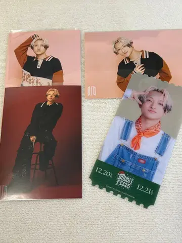 [ BUDDiiS FUMIYA FC 한정판 클리어 픽처 티켓 세트 ]