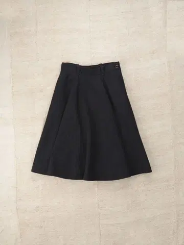 45R pate a chou 울 헤링본 서큘러 스커트