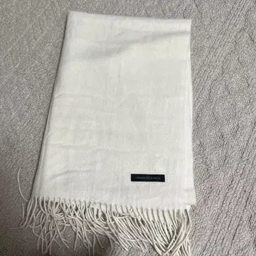 URBAN RESEARCH 캐시미어 100% 스톨 화이트