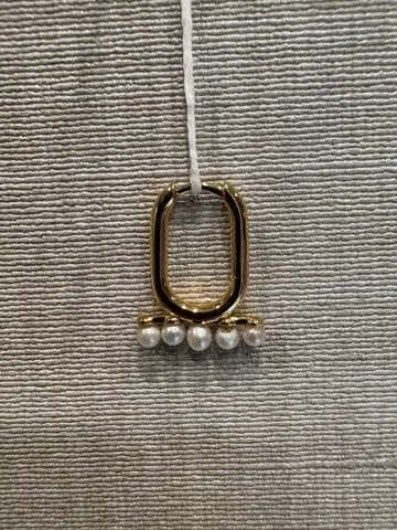 MARIA BLACK ORB BAR EARRING Gold