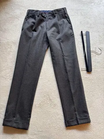 [새상품급] GERMANO 23AW 울 슬랙스 그레이 42 정가 3.4만