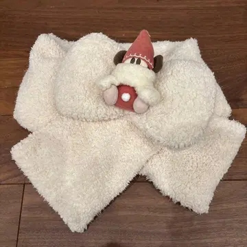 산타 모자 캐릭터 플리스 소재