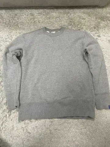 루프 휠러 LOOPWHEELER LW01 그레이 맨투맨 L