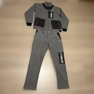 V TWELVE 플리스 셋업 자켓 L 팬츠 L