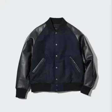 새상품 유니클로 UNIQLO 스타디움 점퍼 네이비 XL