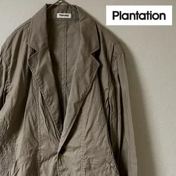 Plantation (플랜테이션) 코튼 린넨 디자인 자켓/L