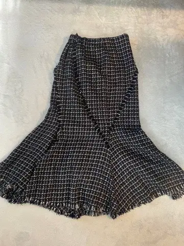 [FRAY I.D] 스위칭 머메이드 트위드 스커트 S 사이즈 새상품급