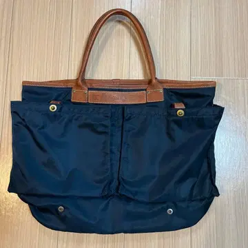 페리지 네이비 토트백