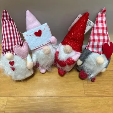 발렌타인 노움 봉제 인형 세트