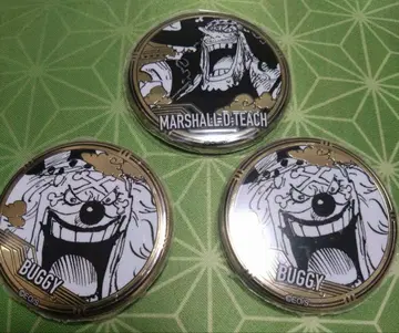 점프페스타 ONEPIECE 황금 캔뱃지 버기 티치