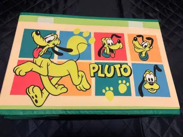 미사용 새상품 시마무라 아베일 디즈니 플루토 뚜껑 포함 수납 박스