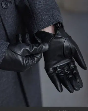 [ CLEL ] 램 가죽 그로브 안감 샤기 ver