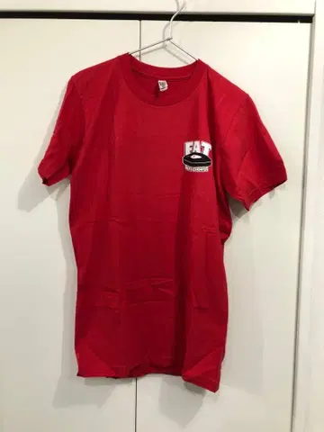 FAT Wrecked T셔츠 빨간색 hi-standard 하이스타1