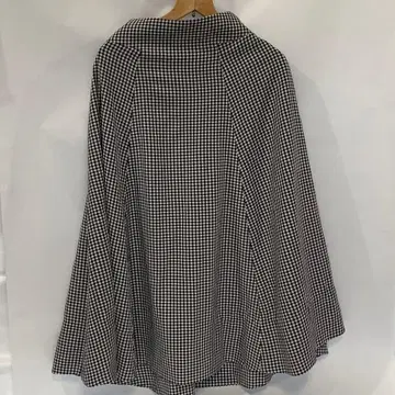 JENNE 블랙 체크 플레어 스커트