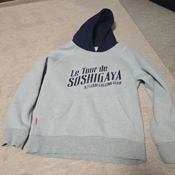 기나시 사이클 후드티 그레이 두꺼운 XL