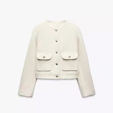 부클레 가디건 에크루