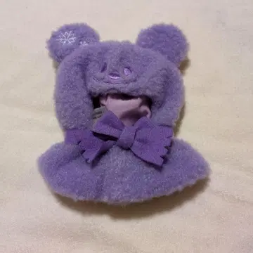 디즈니 유니베어시티 시크릿 코스튬 판초 퍼플 눈사람