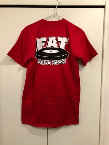 FAT Wrecked 티셔츠 빨간색 hi-standard 하이스타2