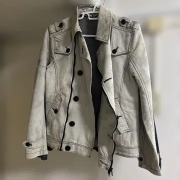 그레이 데님 자켓