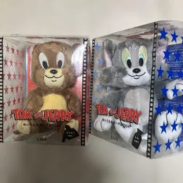 톰과 제리 봉제 인형 세트 타카라지마 봉제 인형 파우치 BOOK