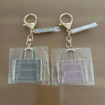 JILL by JILL STUART 토트백 키링 2종 세트