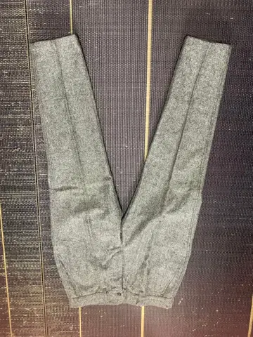 SHIPS 그레이 테이퍼드 슬랙스 S 사이즈