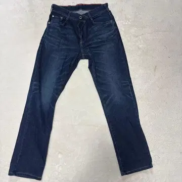 EDWIN 다크 블루 슬림핏 데님 S 사이즈