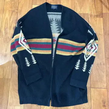 펜들턴 네이티브 무늬 가디건