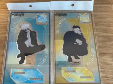 주술회전 고죠 사토루 게토 스구루 아크릴 스탠드 2개 세트