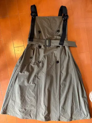 올리브색 살로펫 원피스 미니터리 원피스