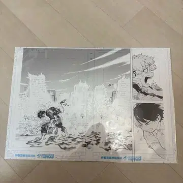 토도로키 쇼토 히로아카 원화전 원고 프린트 포스터