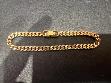 골드 컬러 체인 팔찌 20cm