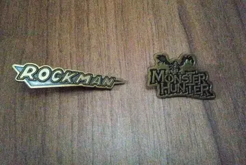 ROCKMAN & MONSTER HUNTER 핀 배지 세트