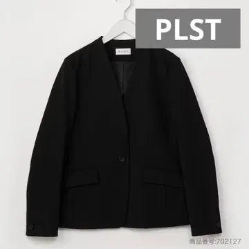 새상품급 플라스테 PLST L 11호 브러쉬드 백 컬러리스 자켓