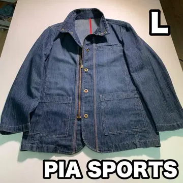 PIASPORTS 데님 커버올 데님 자켓 아우터 블루종 L