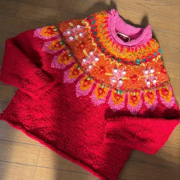 PINK HOUSE 컬러풀 울 스웨터