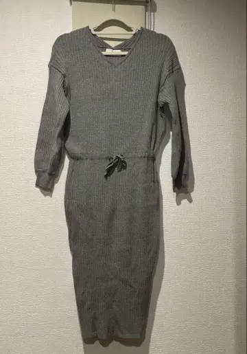 AZUL 리브 니트 원피스