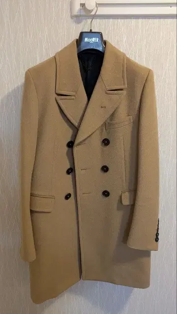 폴스미스 더블 브레스트 체스터 코트 베이지