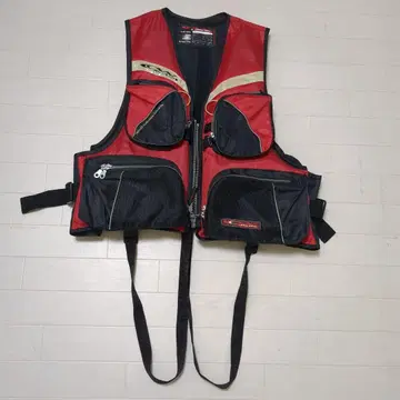 CROSS WAVE 구명 조끼 레드/블랙