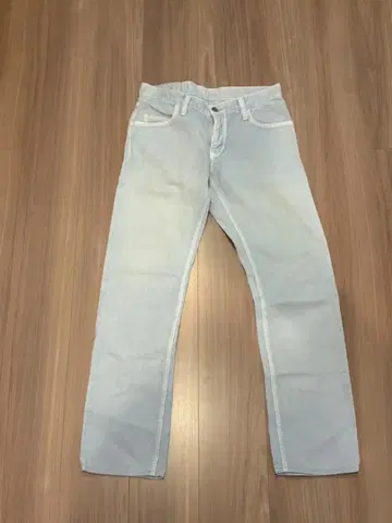 HRM 슬림핏 데님 팬츠 라이트 블루