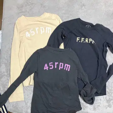 45rpm/F.F.RPM 긴팔 T셔츠 3세트