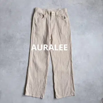 AURALEE 코튼울 더블 크로스 팬츠 2 M 상당