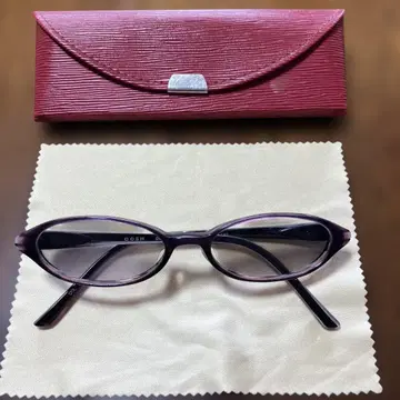 GOSH 퍼플 안경 케이스 포함