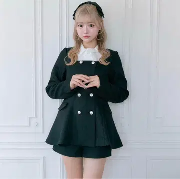 [ Belle Charme/셋업 가능 ] 클래시컬 프릴 칼라 자켓