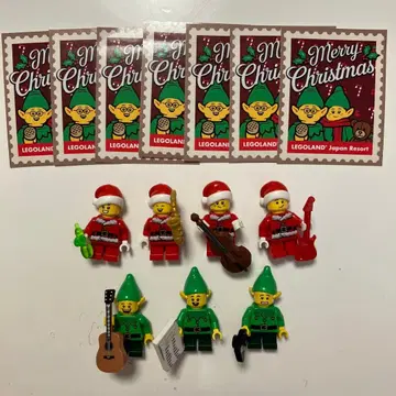 레고랜드 나고야 크리스마스 한정판 미니 피규어 7체 세트 트레이드