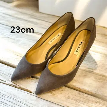 [컨디션 최상] 다이애나 DIANA 스웨이드 펌프스 그레이 23