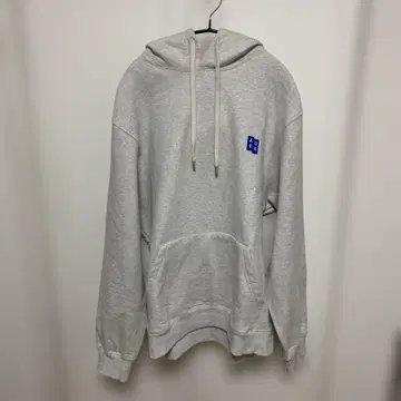 ADER 그레이 후드 부착 맨투맨