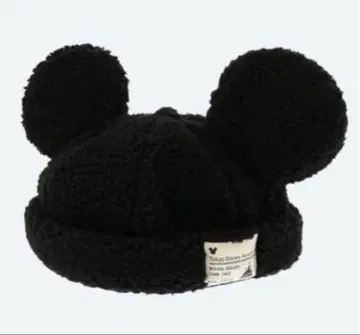 [ 새상품급 ] 디즈니 귀달이 보아 캡 모자 블랙 미키