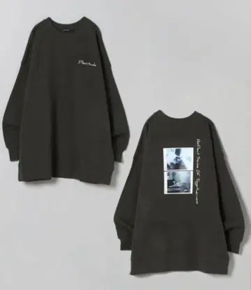 JEANASIS 모듬 백 사진 우라케 풀오버 블랙