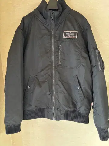 ALPHA INDUSTRIES 플라이트 자켓 XL 블랙